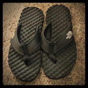 North Face flip flops